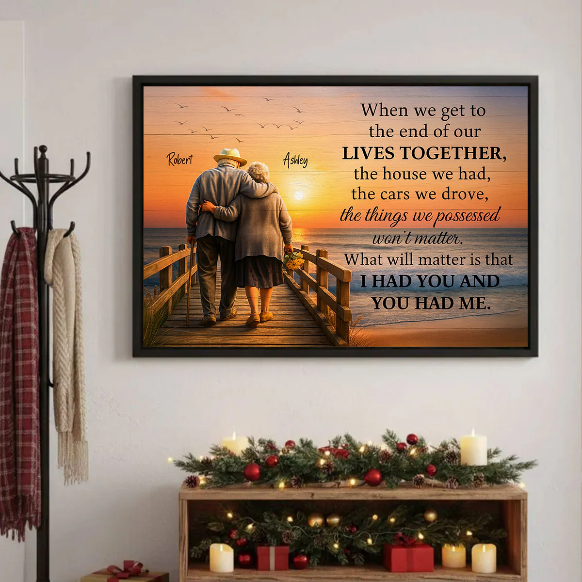When We Get to the End of Our Lives Together - Personalized Poster - Sentimental Gift for him, Gift for her - Image 10