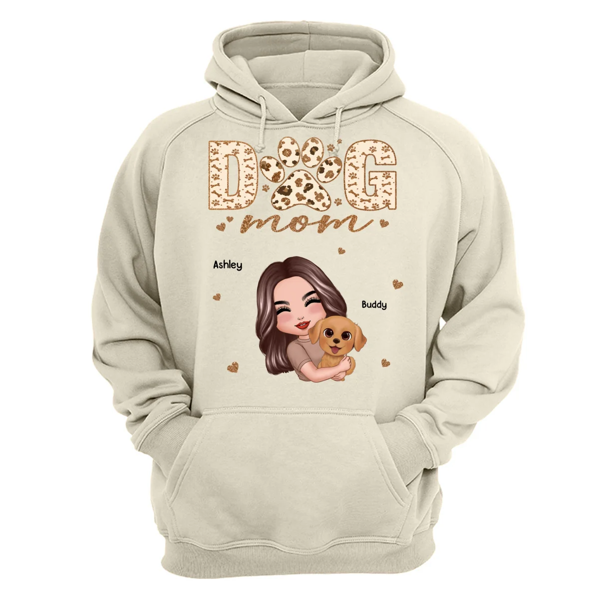 Woman Hugging Dog Mother‘s Day Gift For Dog Mom Personalized Shirt - Image 11
