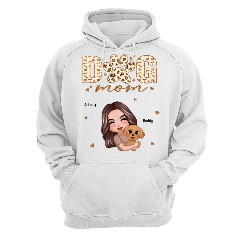Woman Hugging Dog Mother‘s Day Gift For Dog Mom Personalized Shirt - Image 12