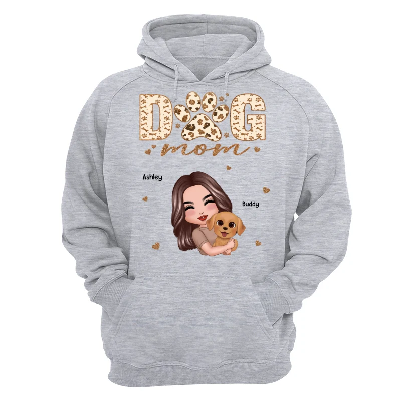 Woman Hugging Dog Mother‘s Day Gift For Dog Mom Personalized Shirt - Image 13