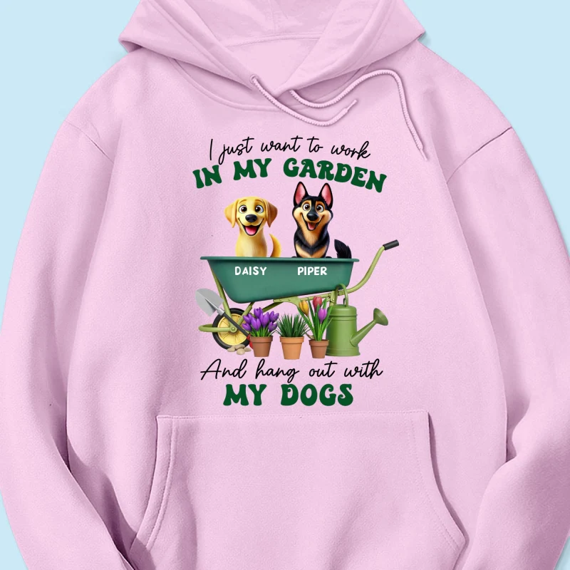 Work In Garden And Hang Out With My Dogs Personalized Shirt, 3D Cute Dogs - Image 18