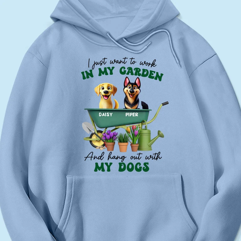 Work In Garden And Hang Out With My Dogs Personalized Shirt, 3D Cute Dogs - Image 19