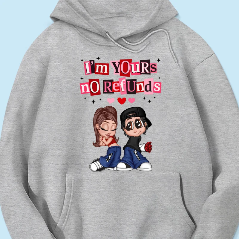 Y2K Couple I'm Yours No Refund - Personalized Shirt - Funny Valentine's Day Gift for Him, for Her, Matching Couple Shirts - Image 55