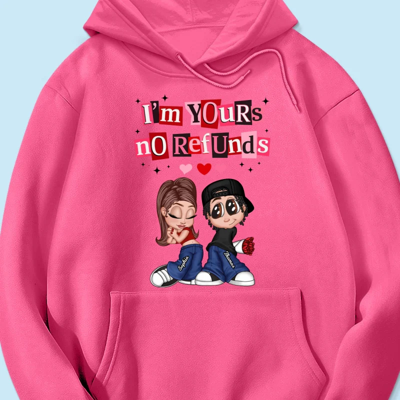 Y2K Couple I'm Yours No Refund - Personalized Shirt - Funny Valentine's Day Gift for Him, for Her, Matching Couple Shirts - Image 60