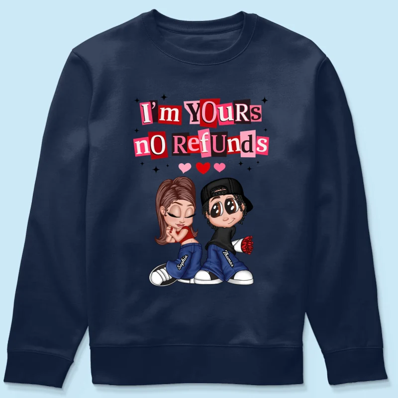 Y2K Couple I'm Yours No Refund - Personalized Shirt - Funny Valentine's Day Gift for Him, for Her, Matching Couple Shirts - Image 63