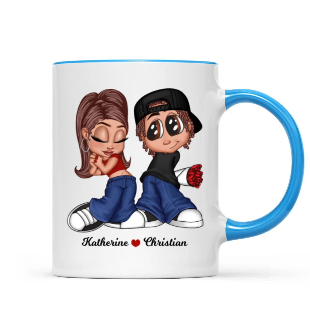 Y2K Couple Personalized Mug, Gift For Him, For Her - Image 10