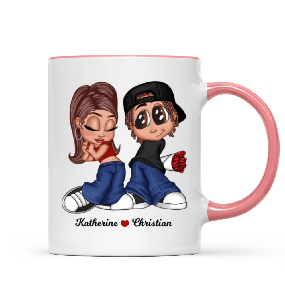 Y2K Couple Personalized Mug, Gift For Him, For Her - Image 11