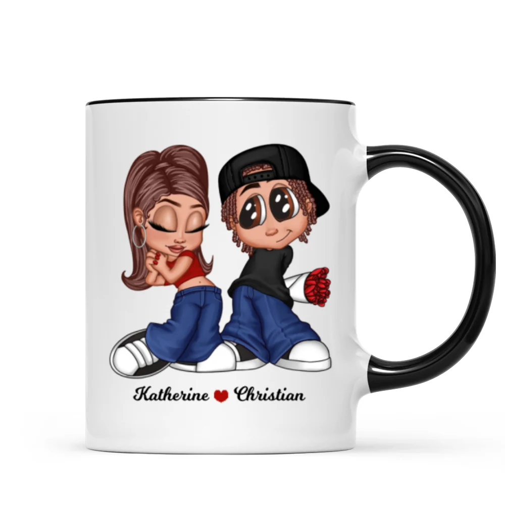 Y2K Couple Personalized Mug, Gift For Him, For Her - Image 7