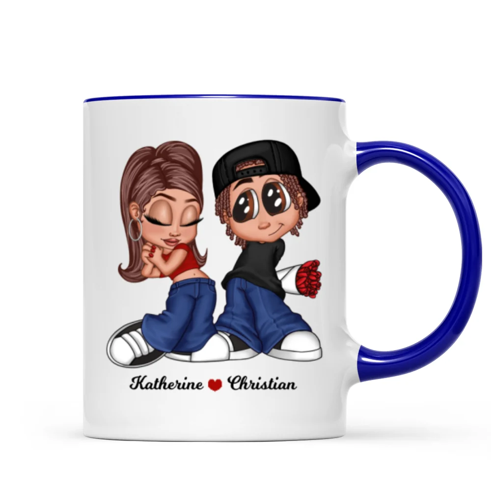 Y2K Couple Personalized Mug, Gift For Him, For Her - Image 8