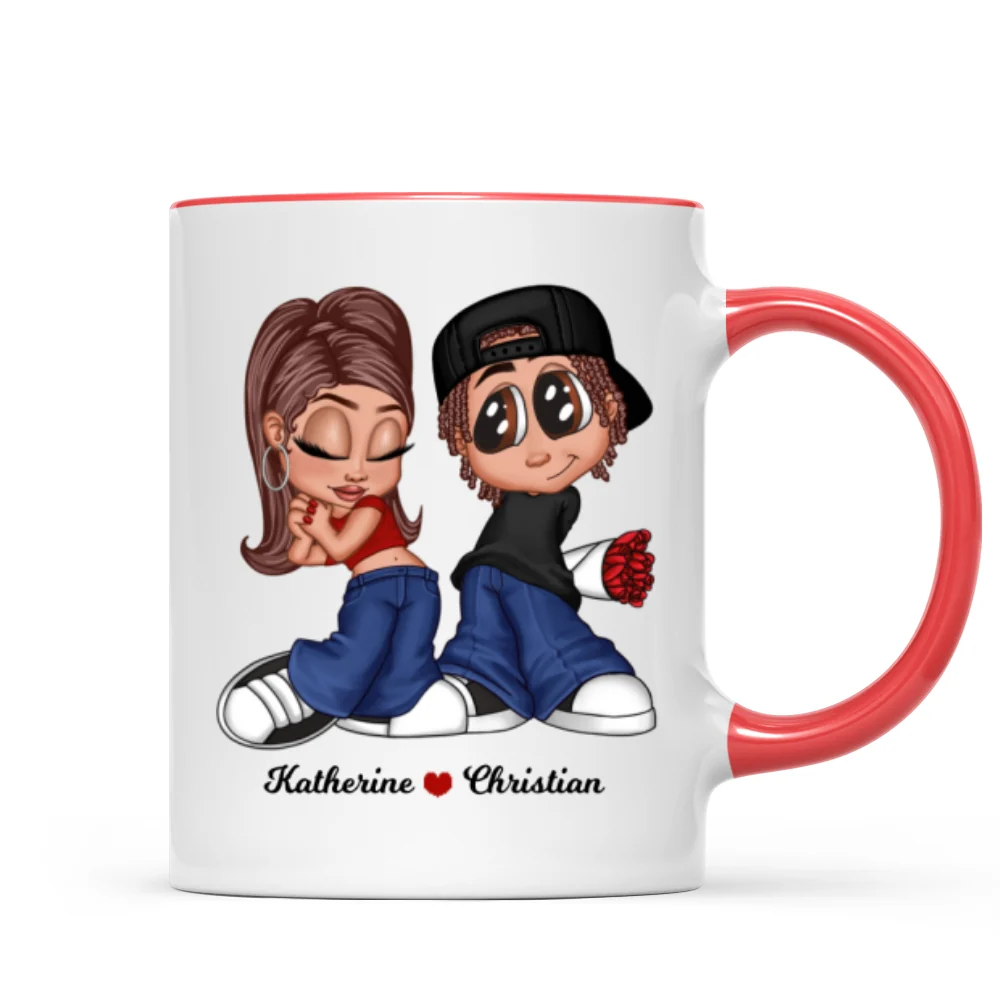 Y2K Couple Personalized Mug, Gift For Him, For Her - Image 9