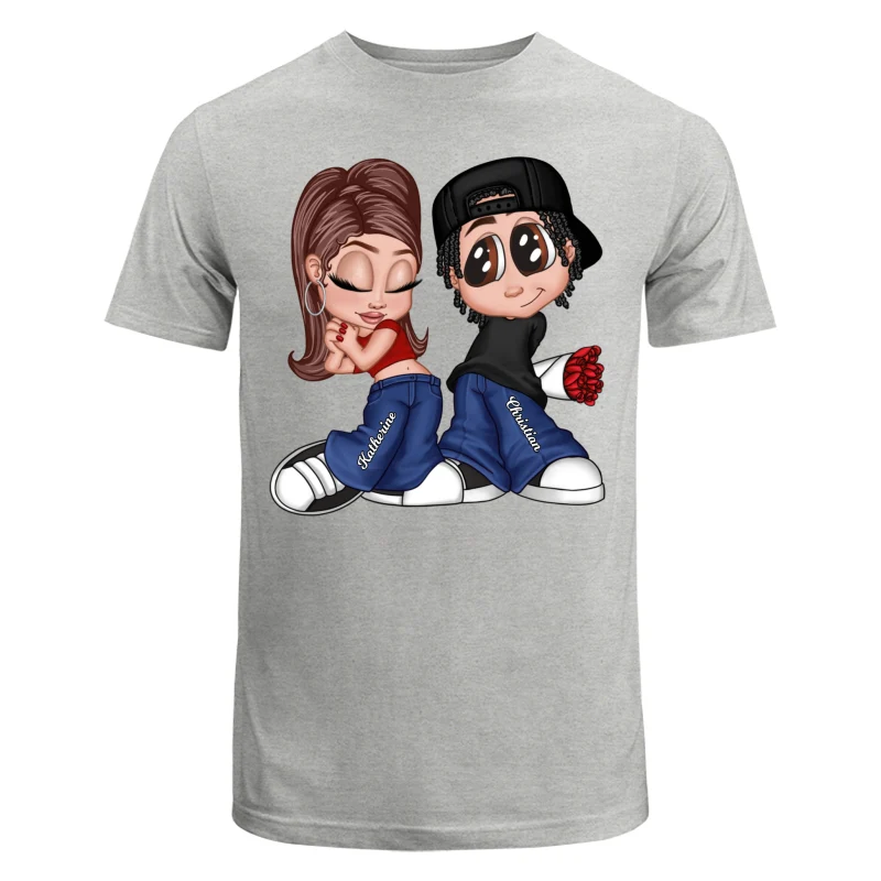 Y2K Couple Personalized Shirt, Gift For Him, For Her - Image 6