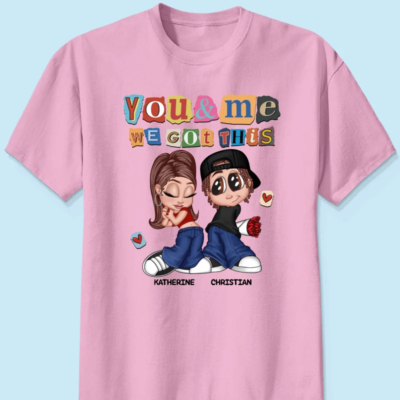 Y2K Couple Ransom Note Personalized Shirt, Gift For Him Gift For Her - Image 10
