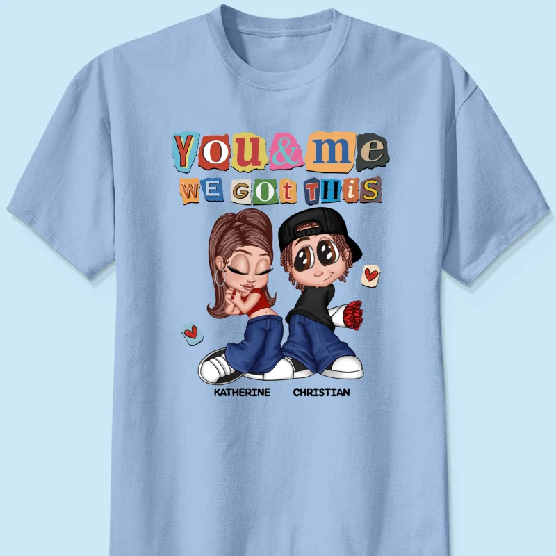 Y2K Couple Ransom Note Personalized Shirt, Gift For Him Gift For Her - Image 11