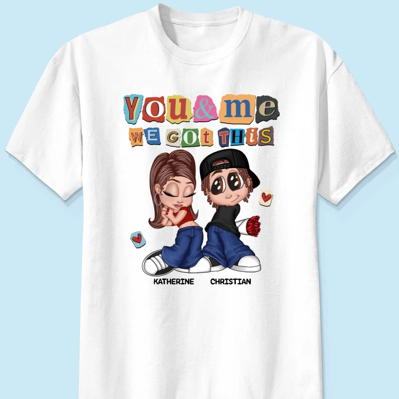 Y2K Couple Ransom Note Personalized Shirt, Gift For Him Gift For Her - Image 8