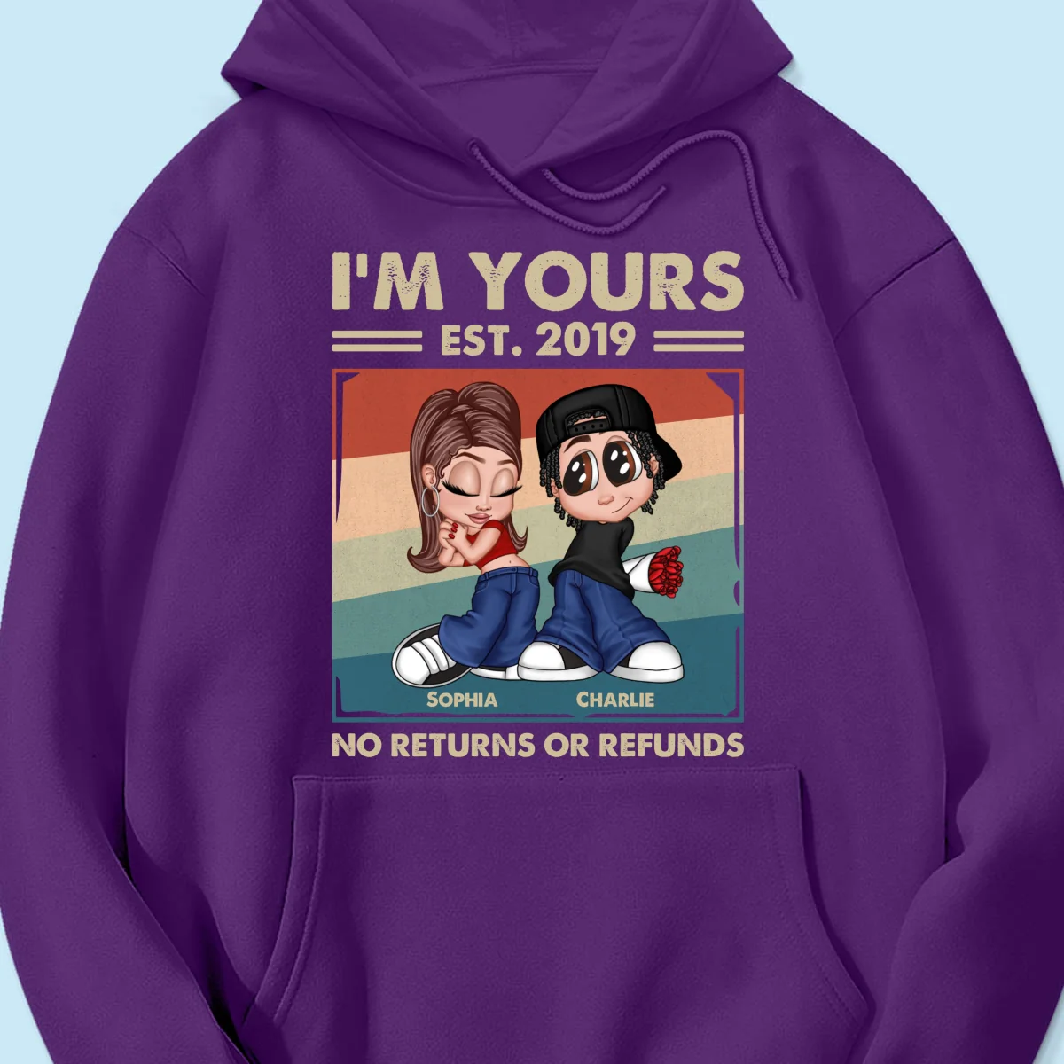 Y2K Couple Retro Frame Personalized Shirt, Gift For Him Gift For Her - Image 16