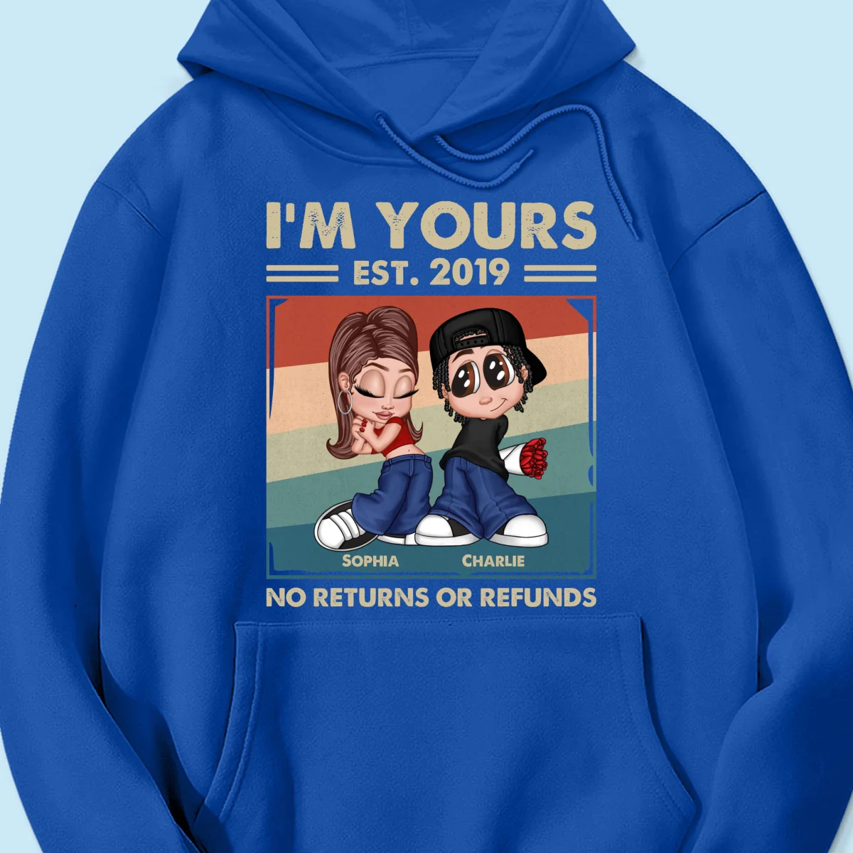 Y2K Couple Retro Frame Personalized Shirt, Gift For Him Gift For Her - Image 18