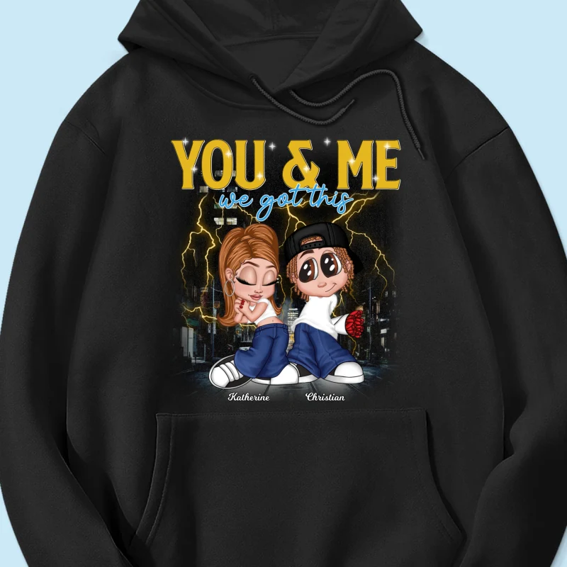 Y2K Couple Vintage Bootleg Style Personalized Shirt - Image 12