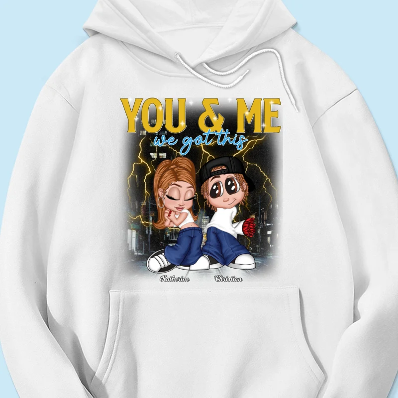 Y2K Couple Vintage Bootleg Style Personalized Shirt - Image 13