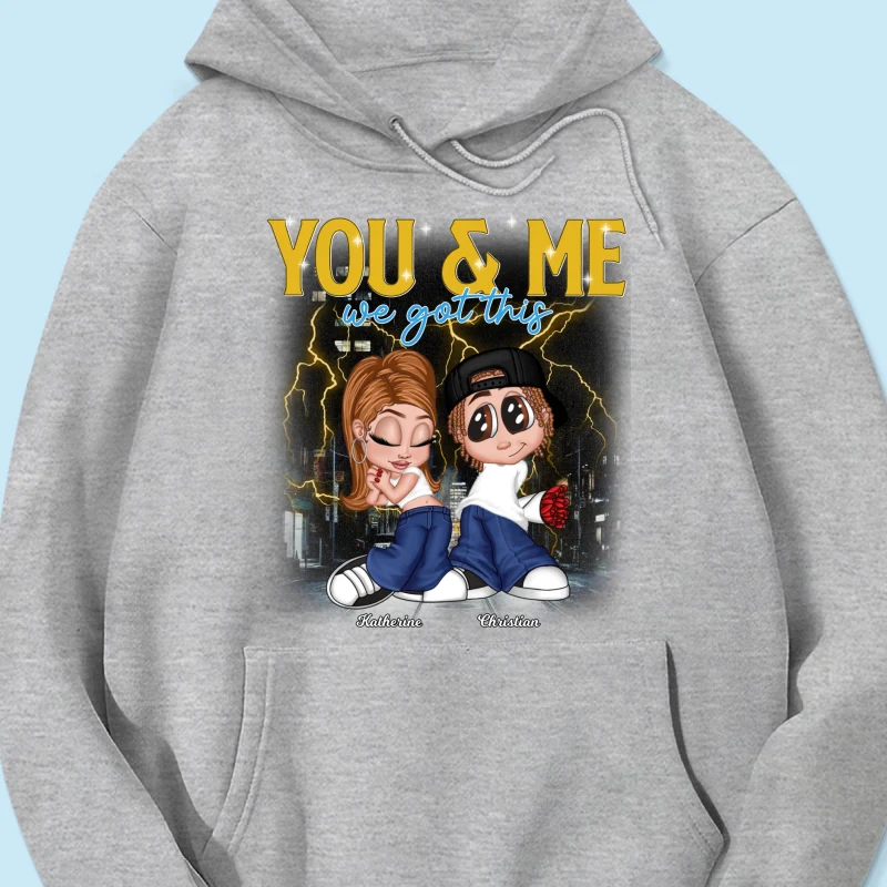 Y2K Couple Vintage Bootleg Style Personalized Shirt - Image 14