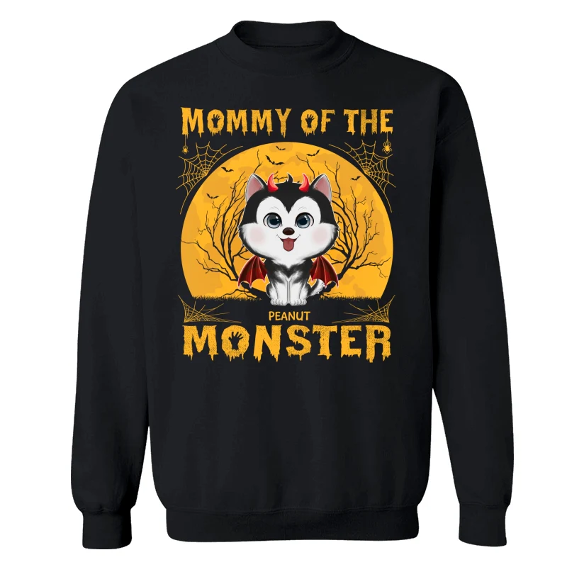 Yellow Moon Mommy Of Monster Watercolor Cute Dogs Personalized Shirt - Image 14