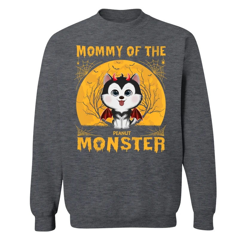 Yellow Moon Mommy Of Monster Watercolor Cute Dogs Personalized Shirt - Image 16