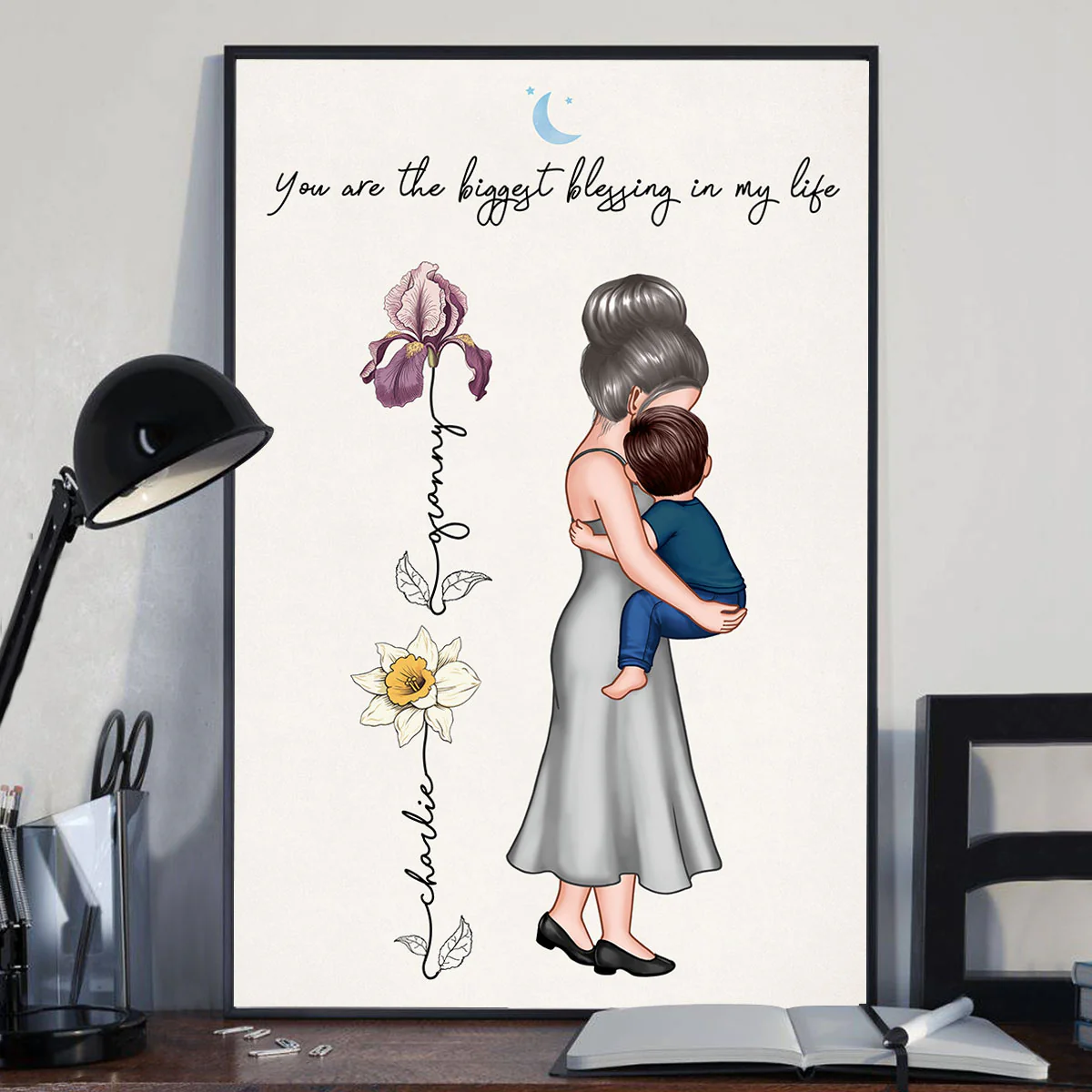 You Are My Everything, Birth Month Flower, Personalized Poster, First Gift - Image 6
