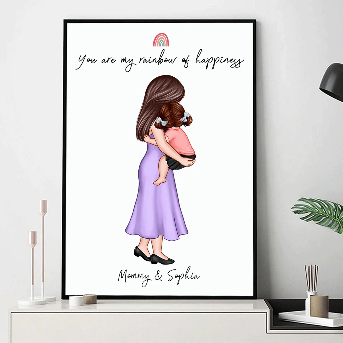 You Are My Everything Mom Holding Kid Personalized Poster - Image 4
