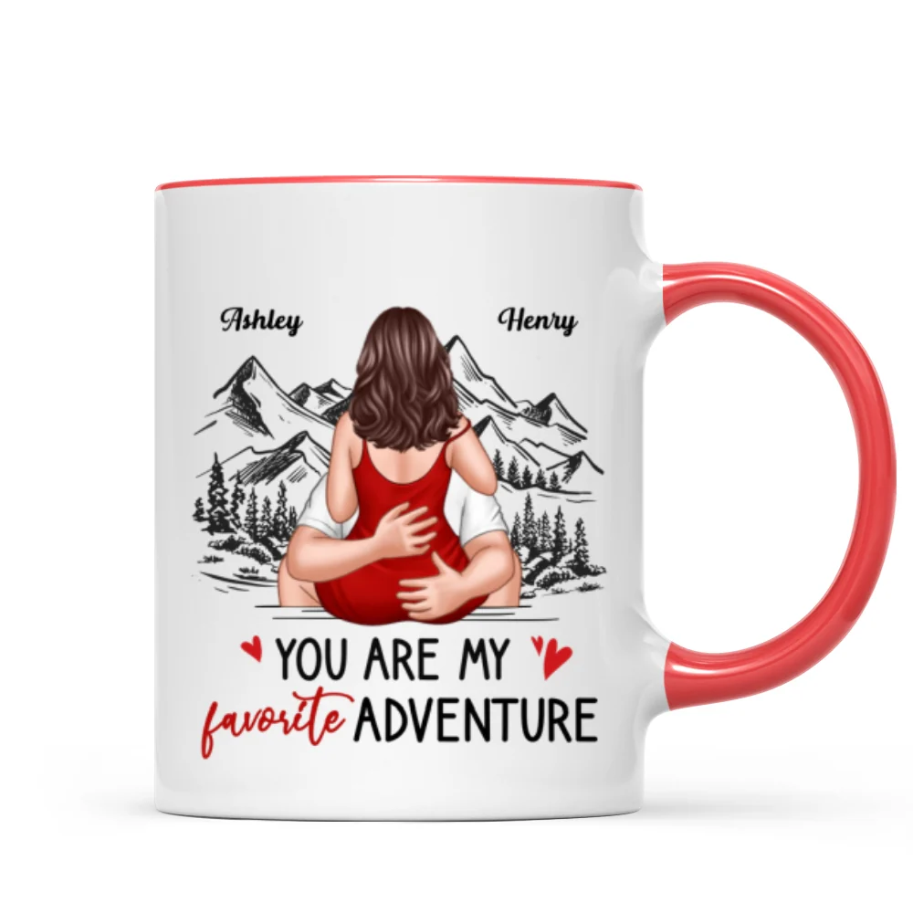 You Are My Favorite Adventure Couple Personalized Mug - Image 9