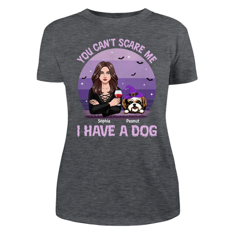 You Can‘t Scare Me I Have Dogs Halloween Personalized Shirt - Image 10