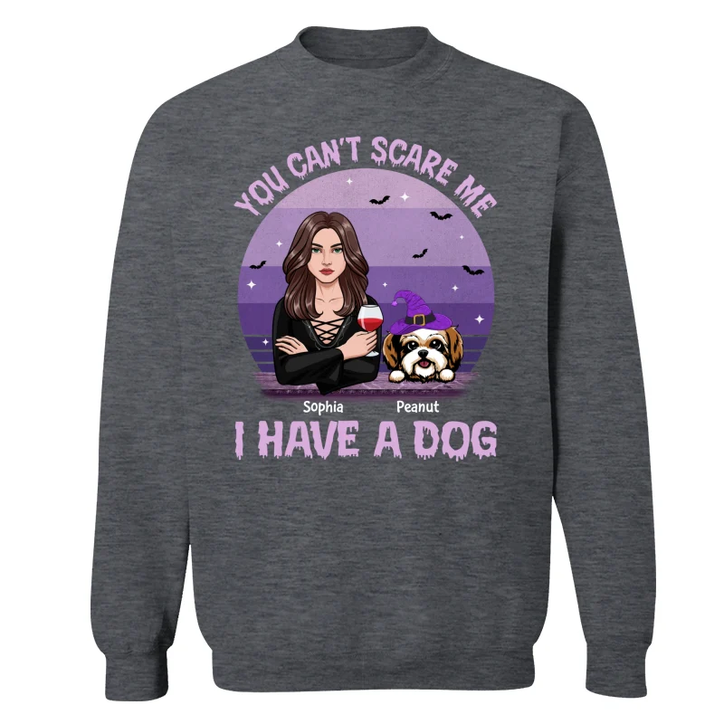 You Can‘t Scare Me I Have Dogs Halloween Personalized Shirt - Image 16