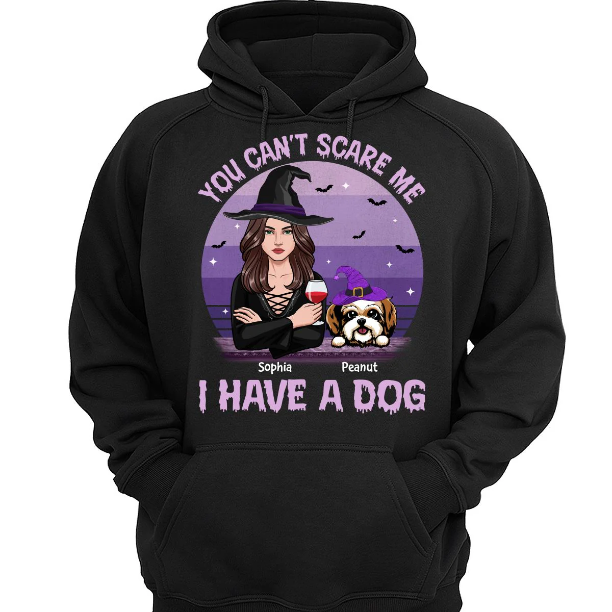 You Can‘t Scare Me I Have Dogs Halloween Personalized Shirt - Image 3
