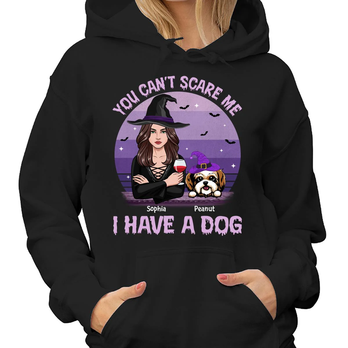 You Can‘t Scare Me I Have Dogs Halloween Personalized Shirt - Image 4