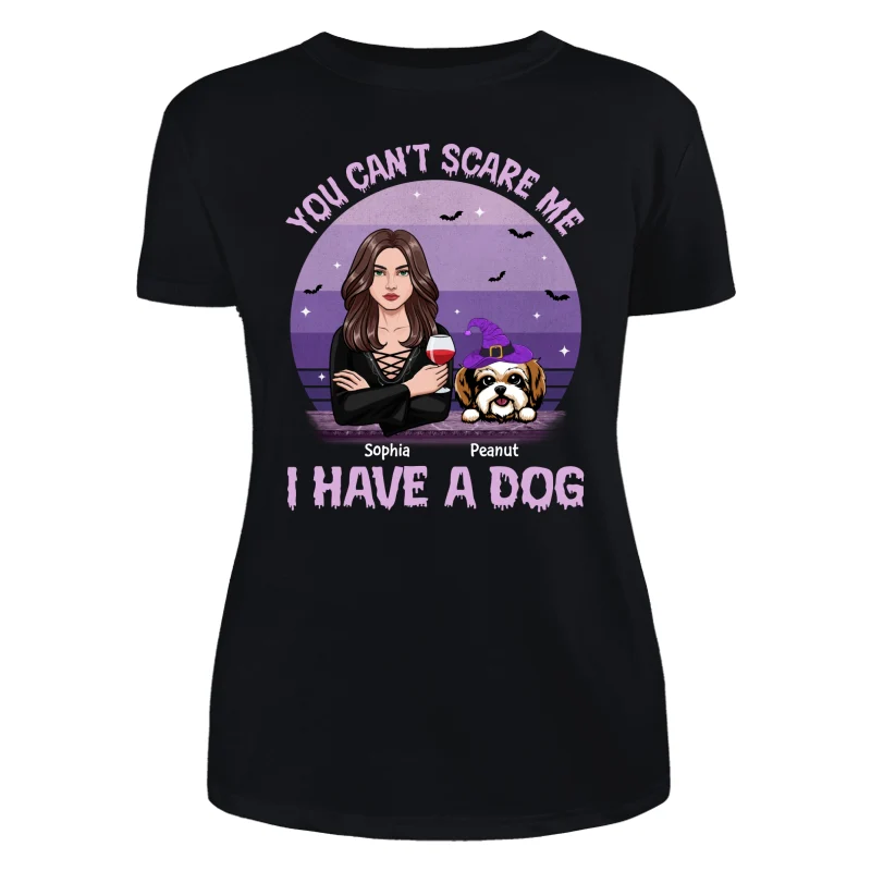 You Can‘t Scare Me I Have Dogs Halloween Personalized Shirt - Image 8