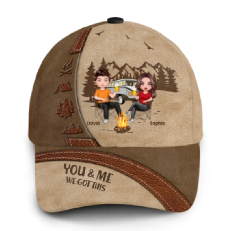 You & Me We Got This Camping Couple Personalized Classic Cap - Image 8