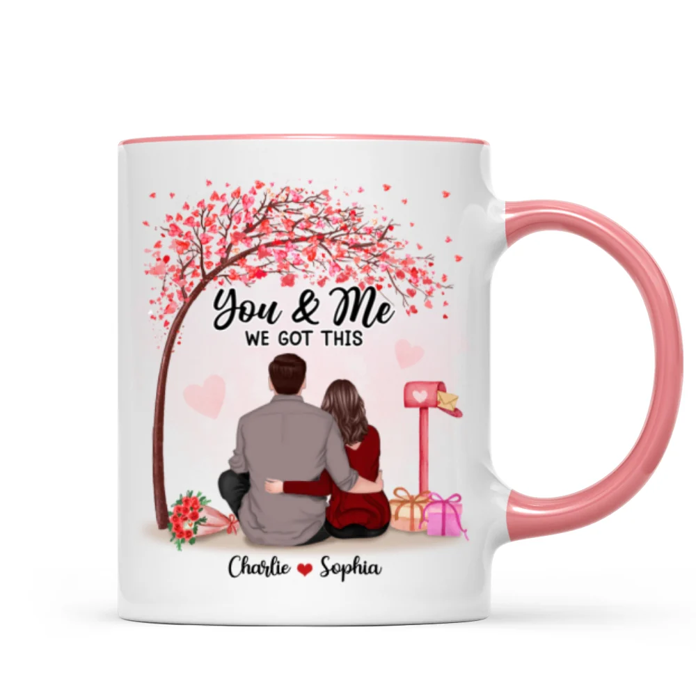 You & Me We Got This Couple Back View Under Tree Personalized Mug - Image 9