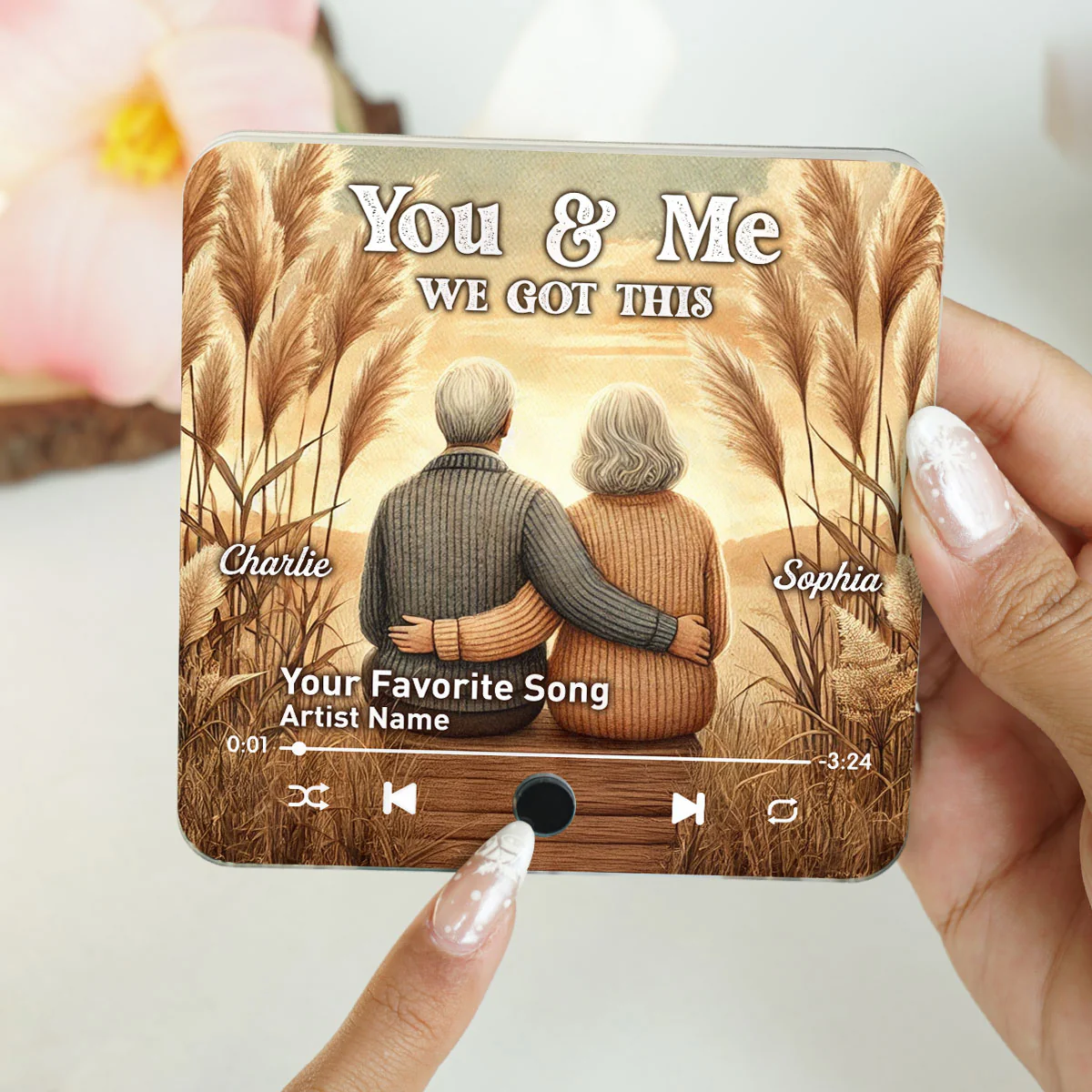 You & Me We Got This Old Couple Favorite Song Personalized Music Fridge Magnet, Valentine's Gift For Her, Gift For Him - Image 7