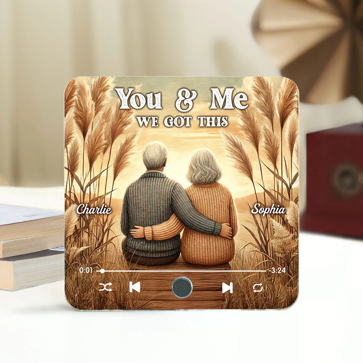 You & Me We Got This Old Couple Personalized Bluetooth Music Fridge Magnet, Valentine's Gift For Her, Gift For Him