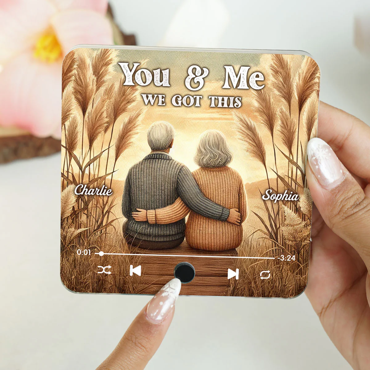 You & Me We Got This Old Couple Personalized Bluetooth Music Fridge Magnet, Valentine's Gift For Her, Gift For Him - Image 7