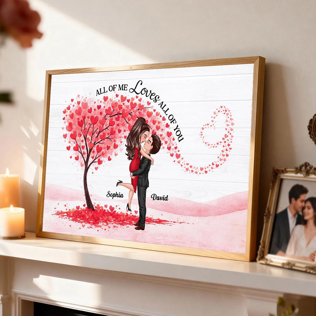 You Will Forever Be My Always - Personalized Poster - Gift for Couple - Image 3